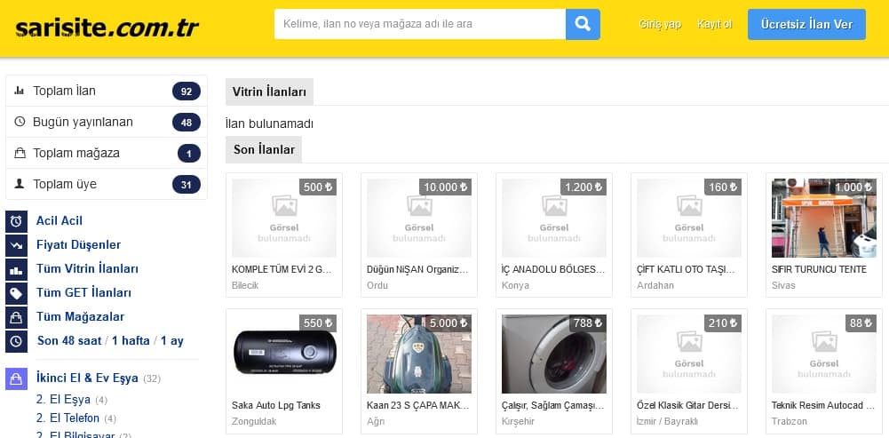 Sarı Site Hangisi