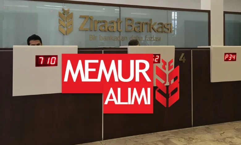 Ziraat bankası gişe memuru alımı