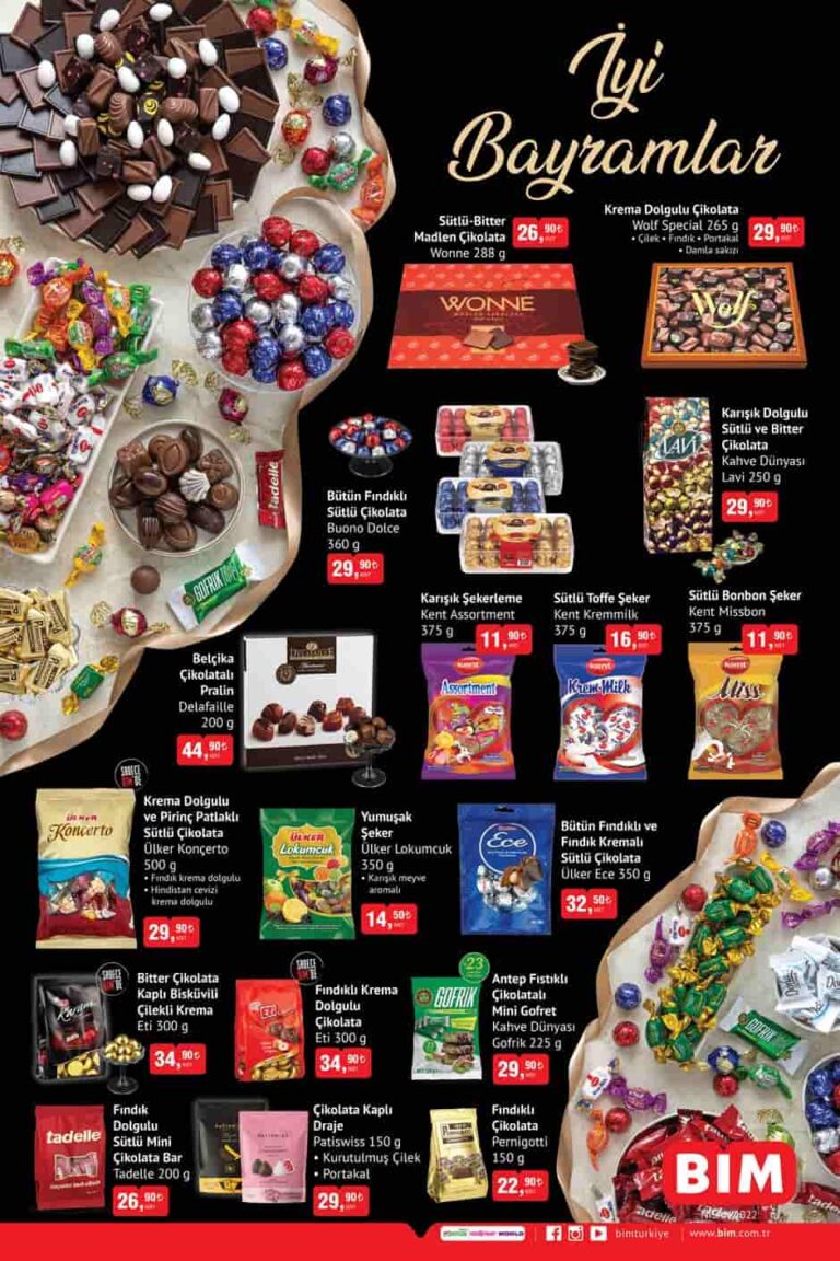Bim Bayram Şekeri 2022 Bim Bayram Kataloğu