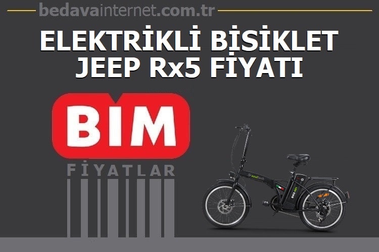 Bim jeep rx5 katlanabilir elektrikli bisiklet