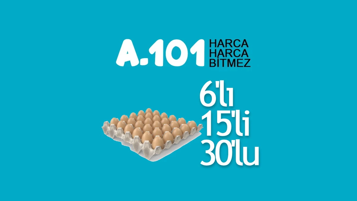 A101 yumurta fiyatları