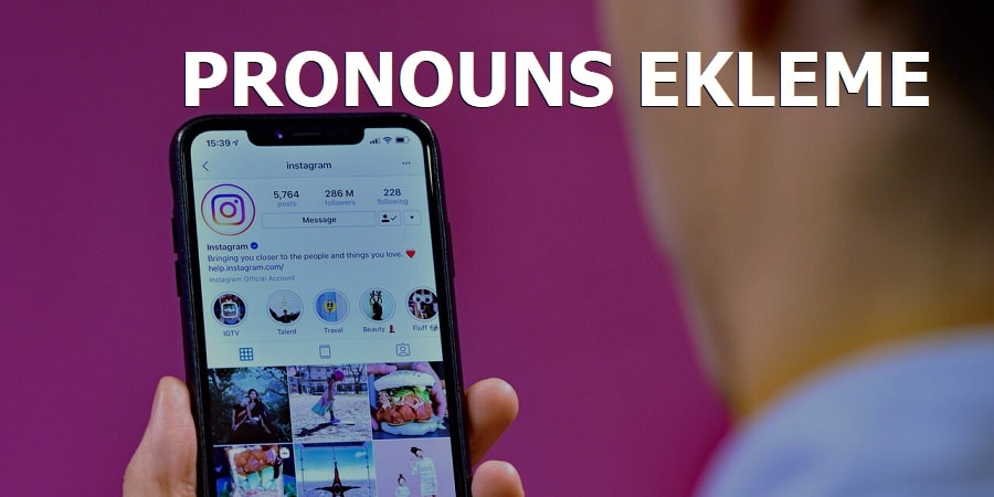 Instagram Pronouns Ekleme