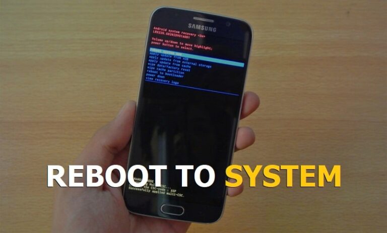 Reboot To System Ne Demek - Teknoloji