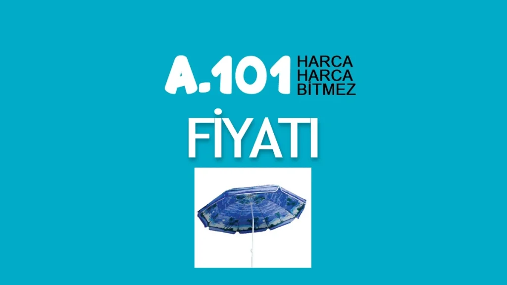 A101 Plaj Şemsiyesi 60 cm Mavi Fiyatı