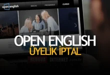 Open English Üyelik İptali