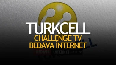 Turkcell challenge tv ile bedava i̇nternet