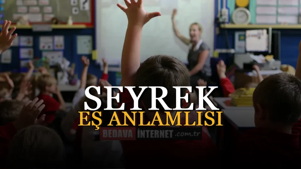 Seyrek Eş Anlamlısı