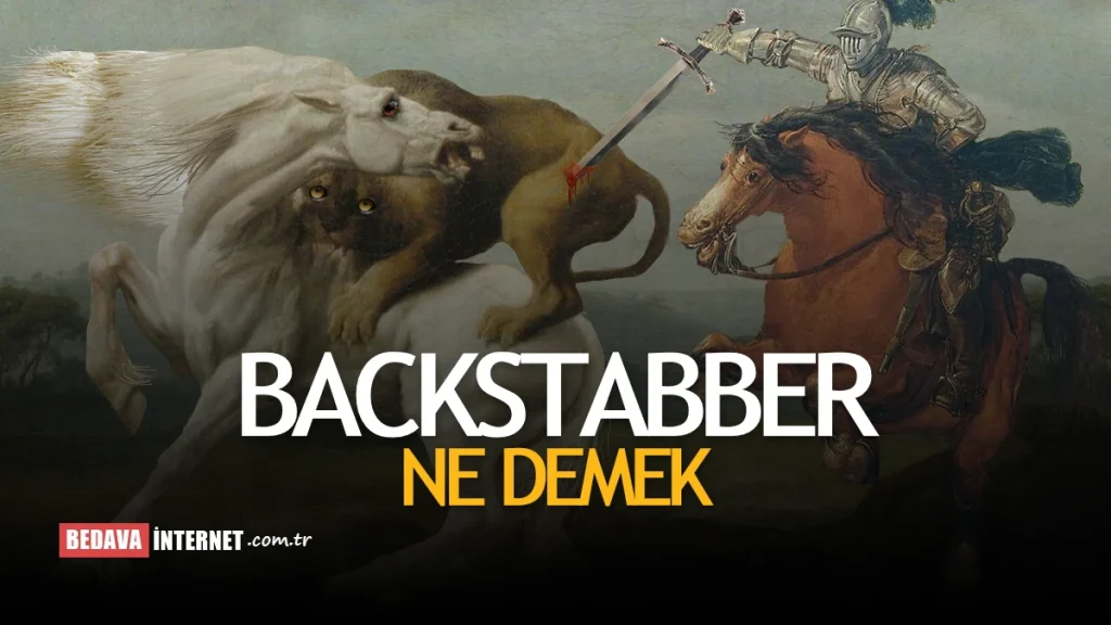 Backstabber Ne Demek