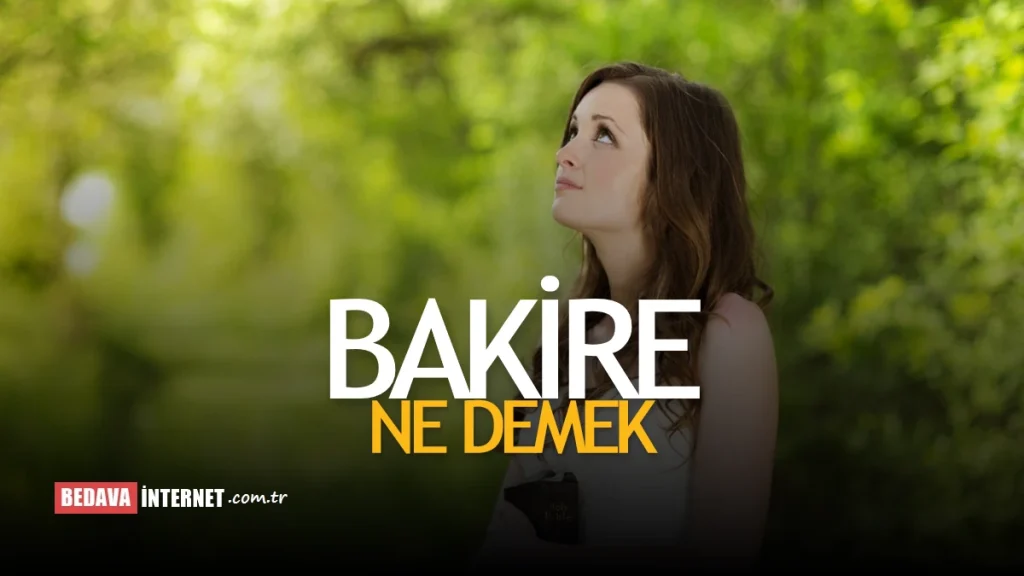 Bakire Ne Demek