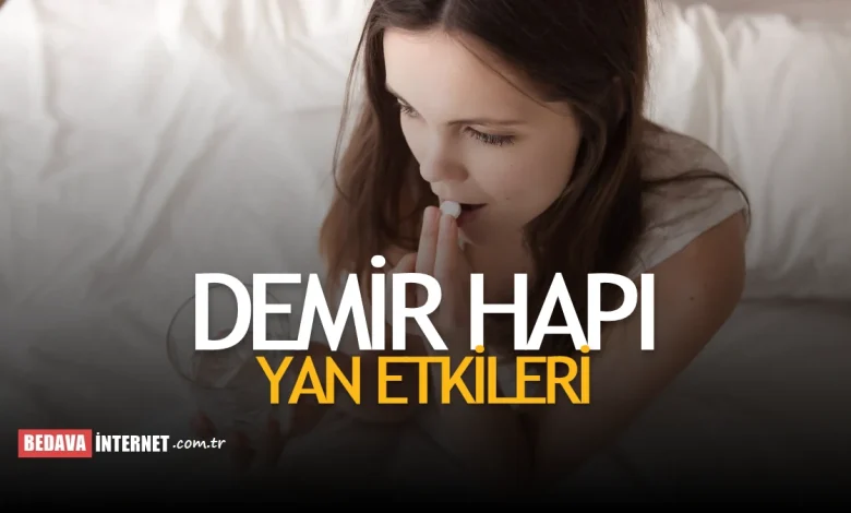 Demir hapı yan etkileri