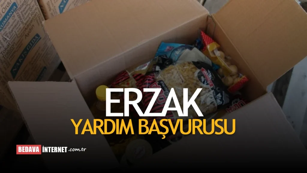 Erzak Yardımı Başvurusu