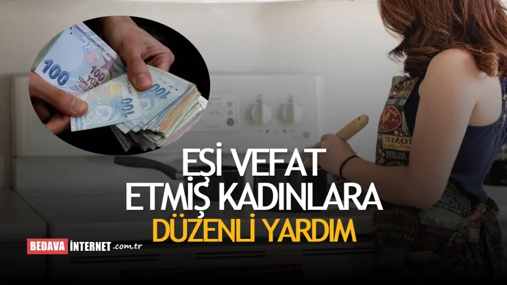 Eşi Vefat Etmiş Kadınlara Yardım