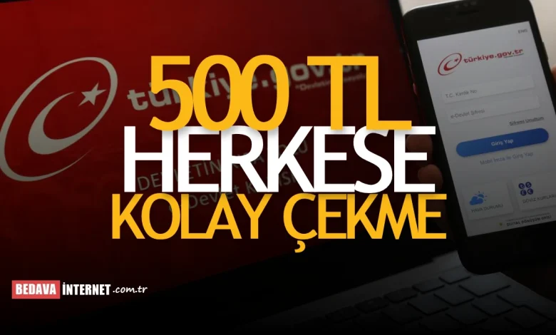 Her aileye 500 tl yardım başvurusu