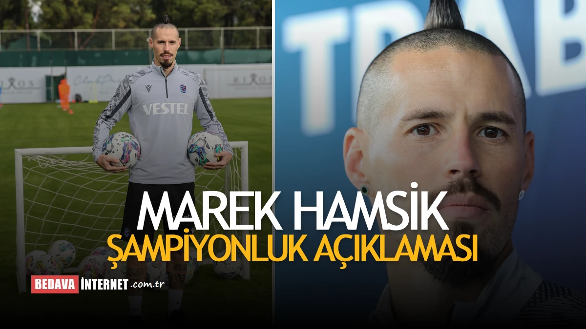 Marek hamsik trabzonspor şampiyonluğu tekrar yaşayacaklarını açıkladı