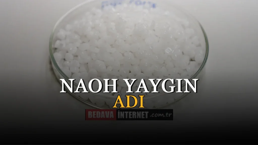 Naoh Yaygın Adı