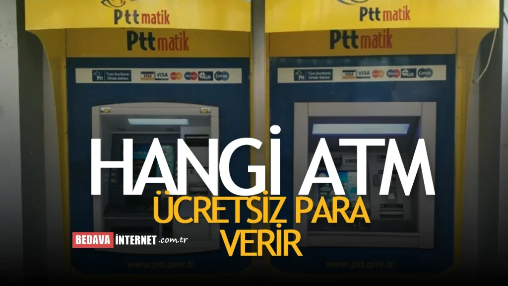 PTT Kartı ile Hangi ATMlerden Para Çekilir