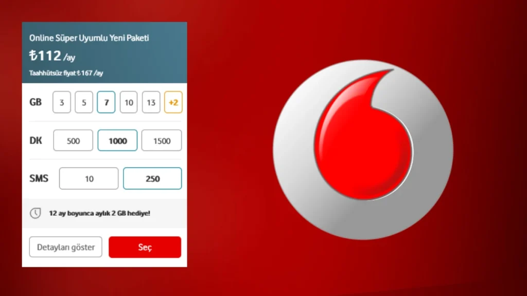 Vodafone numara taşıma faturalı hat
