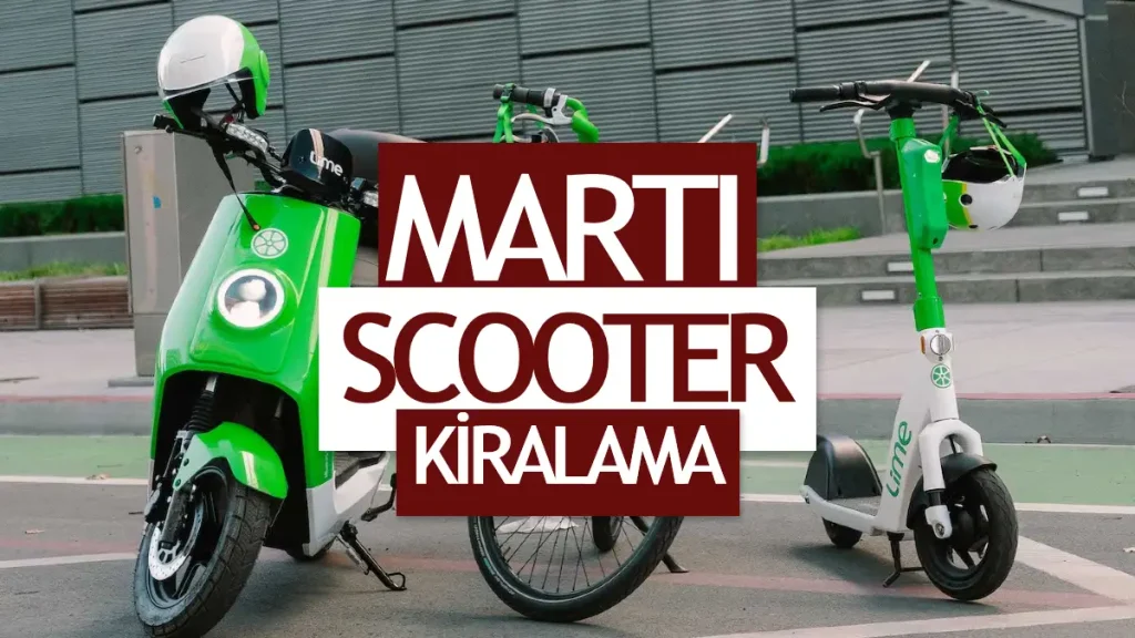 Martı scooter kiralama fiyatları