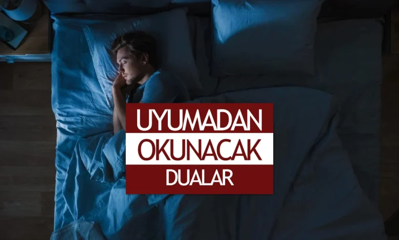 Yatarken okunacak dua