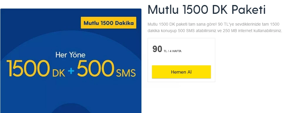 Turkcell faturasız 3lü paketler (güncel faturalı / faturasız)