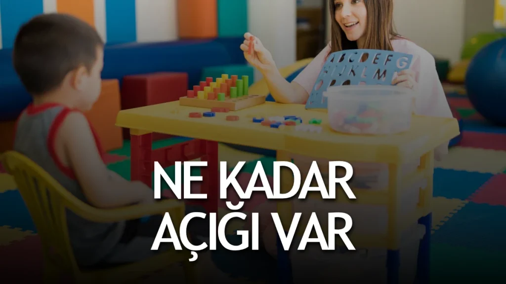 Özel Eğitim Öğretmenliği Açığı Ne Kadar