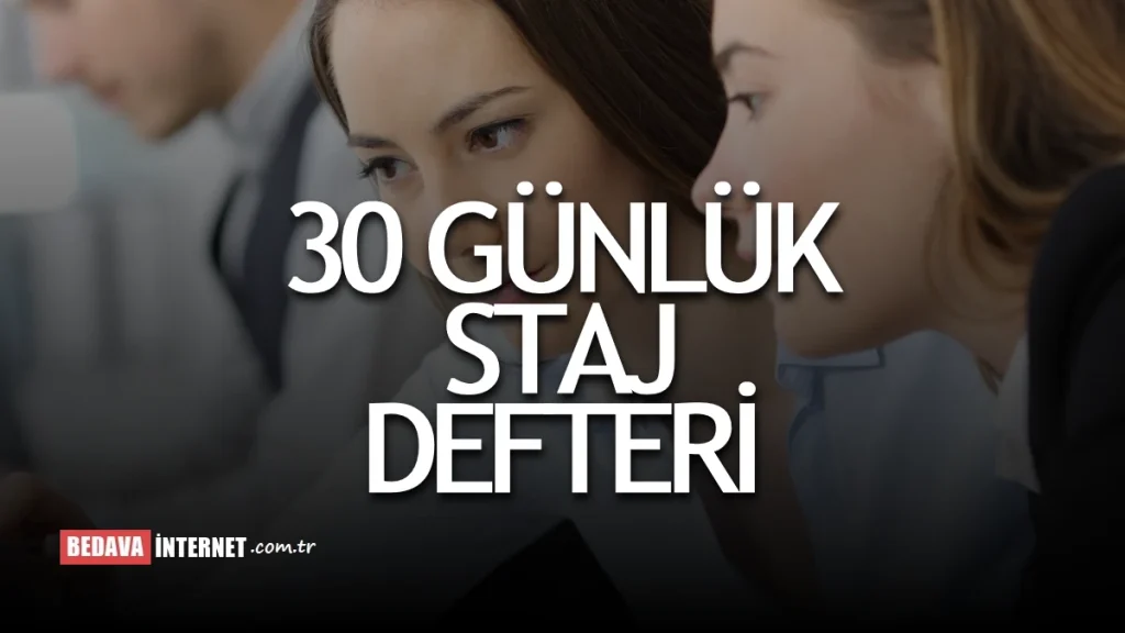 30 Günlük Lojistik Staj Defteri Örneği