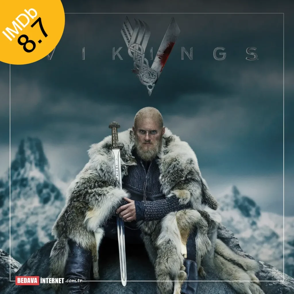 Vikings dizisinin IMDB puanı