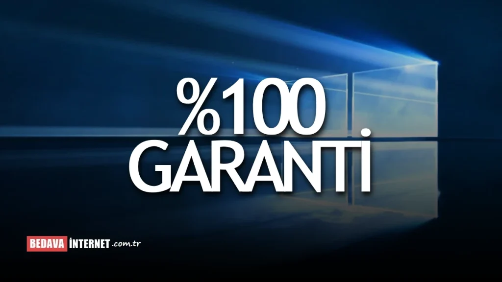 Windows 10 Etkinleştirme 100 Garantili