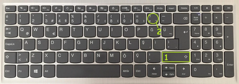 Bilgisayarda @ (et) nasıl yapılır (klavyede semboller nasıl yapılır