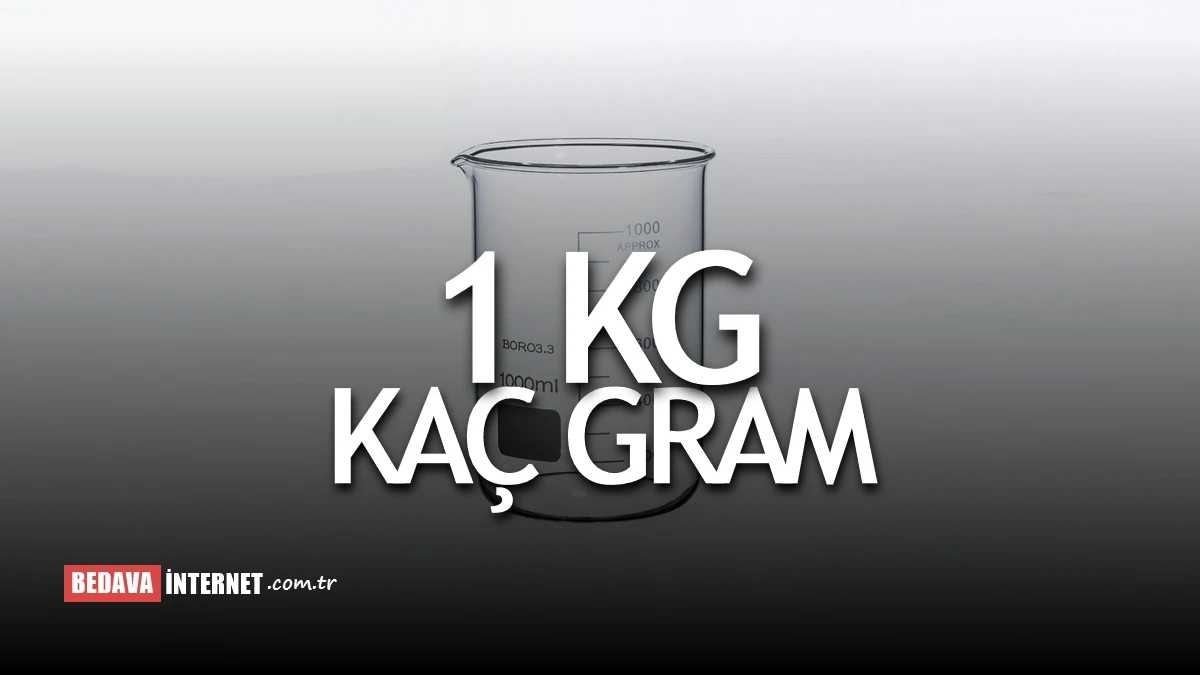 1 kilo kaç gram