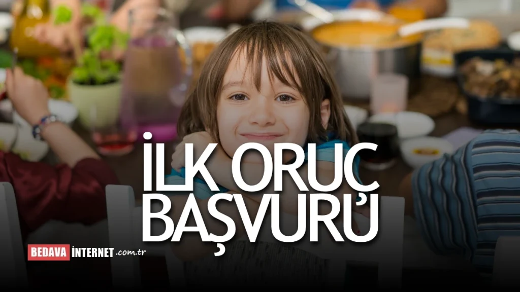 İlk Oruç Konya Belediyesi Başvuru