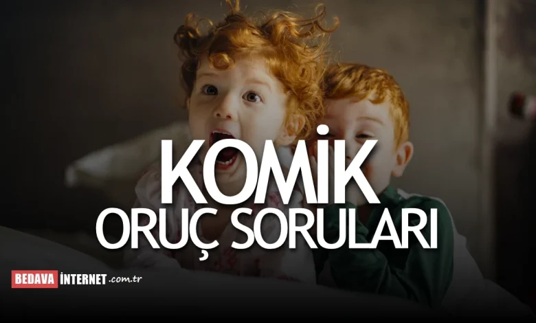 Komik oruç soruları