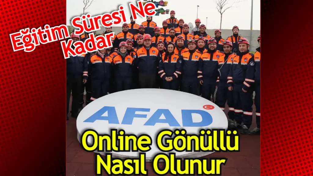 Afad Gönüllüsü Nasıl Olunur