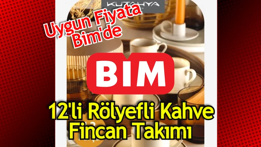 Rölyefli Porselen Fincan Takım