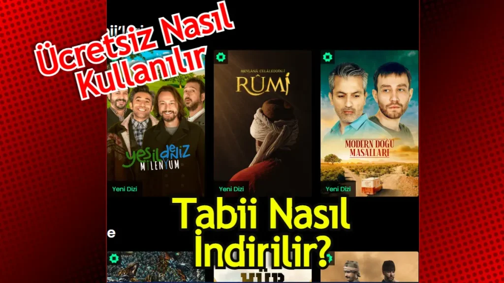 Tabii Uygulaması Televizyona Nasıl Yüklenir