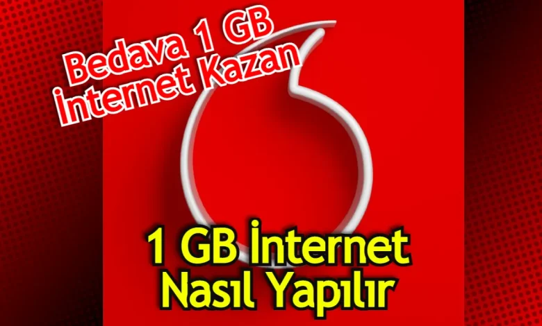 Vodafone 1 gb hediye nasıl yapılır