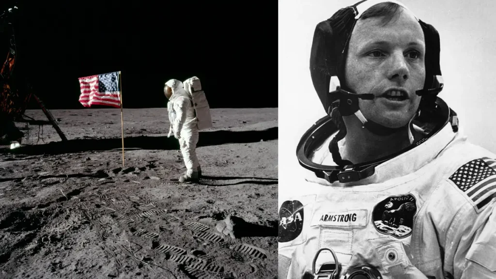 Ay'a ilk adım atan astronot