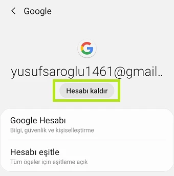 Gmail hesabı silme kalıcı