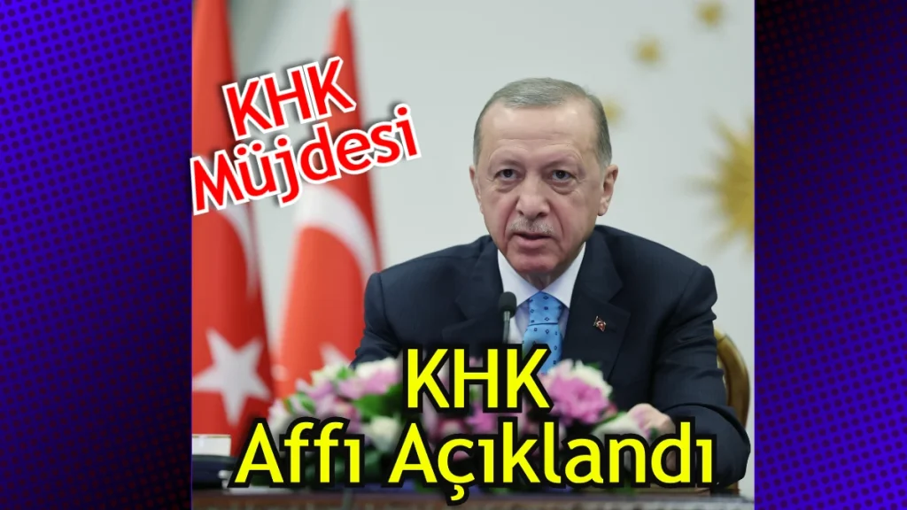 KHK’lılara Müjde