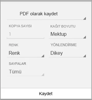 Telefondan resmi PDF Yapma