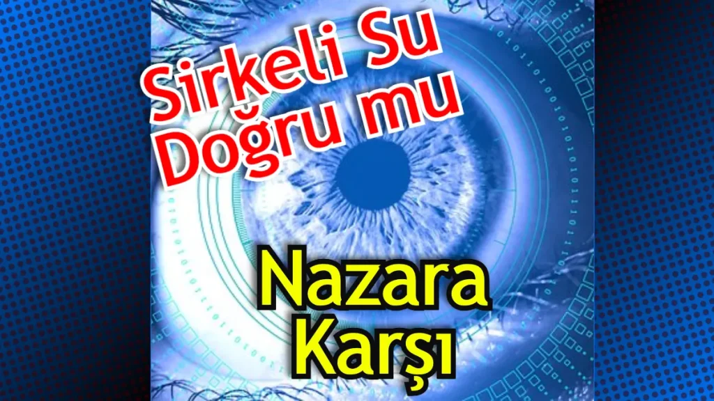 Nazar Karşı Sirkeli Su ile Yıkanmak