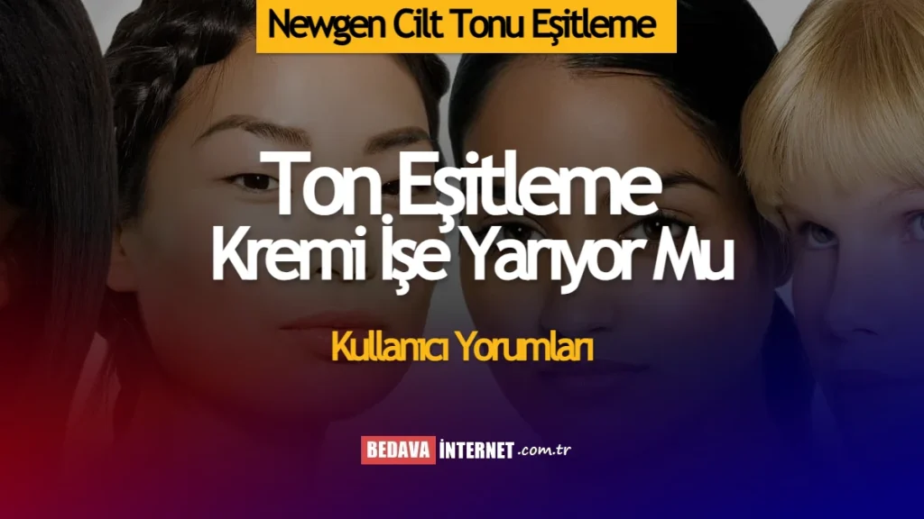 Newgen Ton Eşitleme Kremi