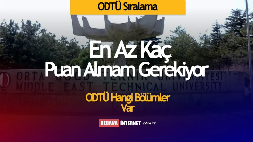 ODTÜ Sıralama