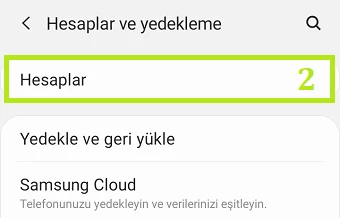 Telefondan Google Hesabı Kaldırma