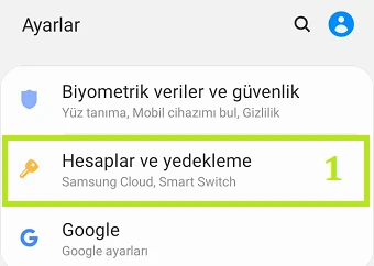 Telefondan Google Hesabı Kaldırma