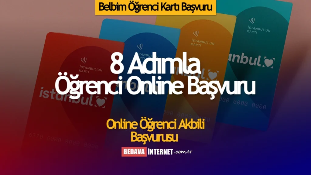 Belbim öğrenci kartı başvuru