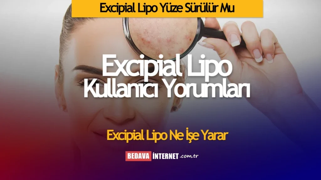 Excipial Lipo yüze sürülür mu