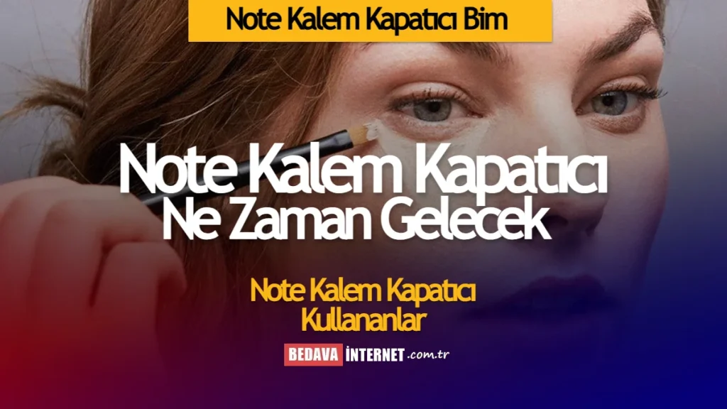 Note Kalem Kapatıcı Bim