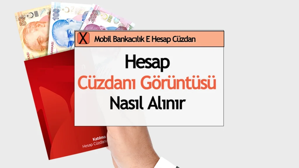 Hesap Cüzdanı Görüntüsü Nasıl Alınır