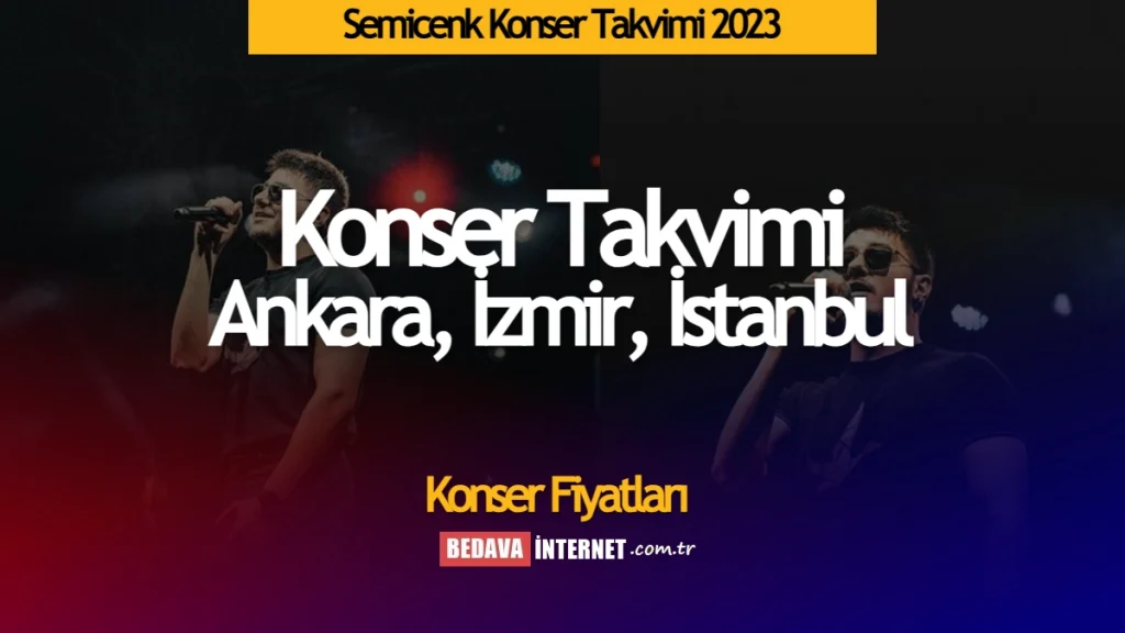 Semicenk Konser Takvimi 2023